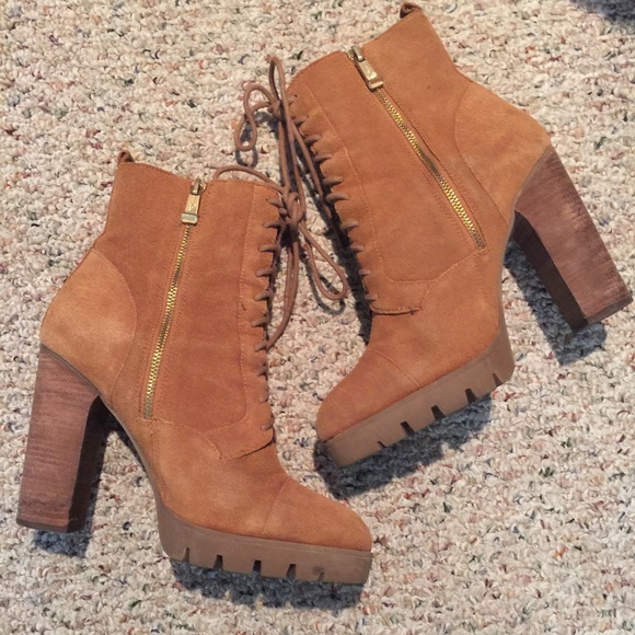 Report Signature Shoes - 🔥SALE🔥Lace-up Platform Ankle Chunky Heel Boot